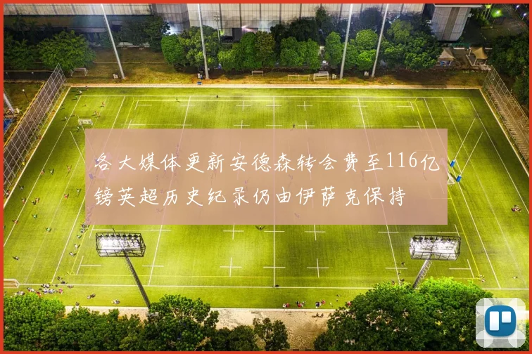 各大媒体更新安德森转会费至116亿镑英超历史纪录仍由伊萨克保持